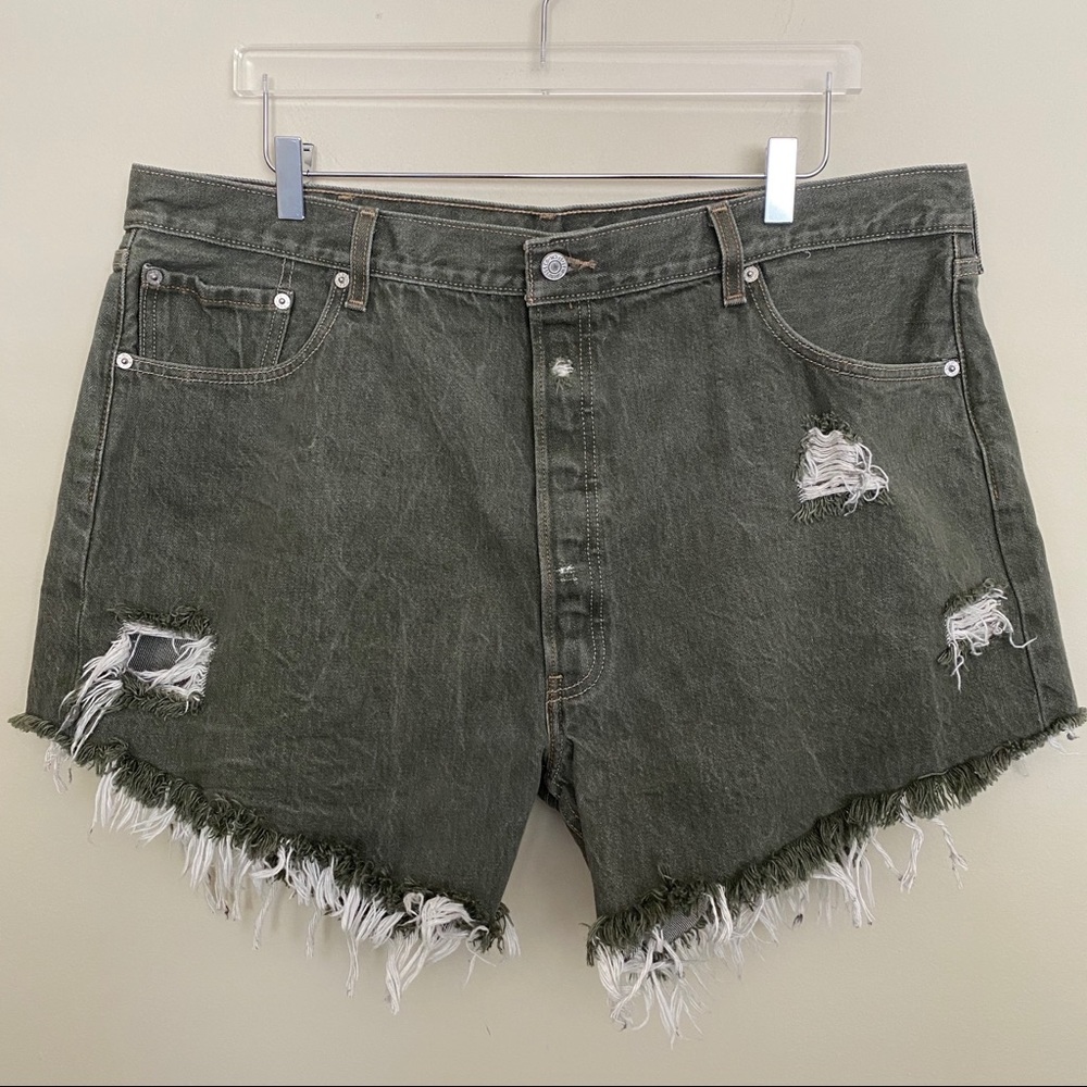 Levi's 501 Upcycled Cut Off Shorts - Plus Size 20